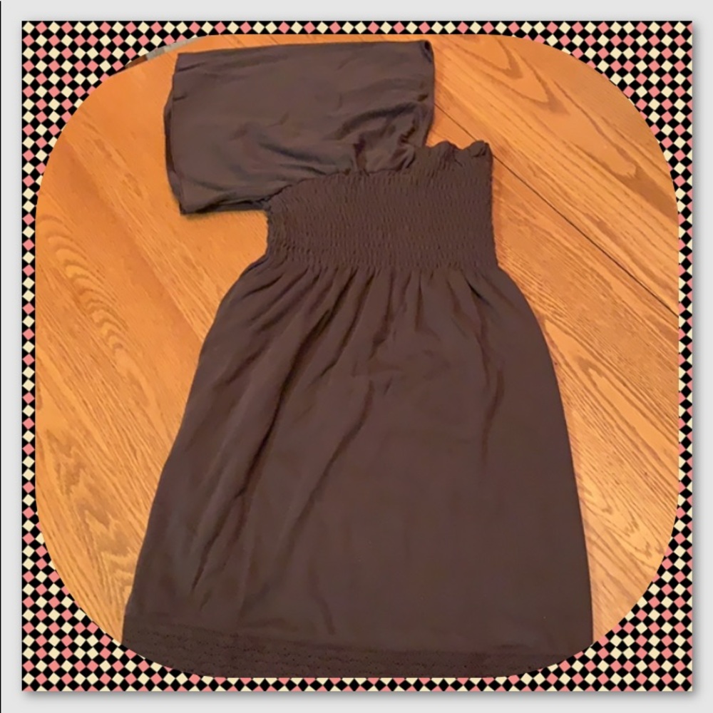 Top New plus size brown ladies flare sleeves elastic top short sleeves Sz 5x